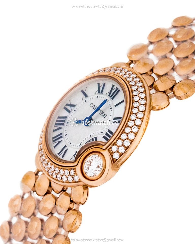 IMG_9085 Cartier Ballon Blanc Quartz Rose gold WE902057 Replica 2