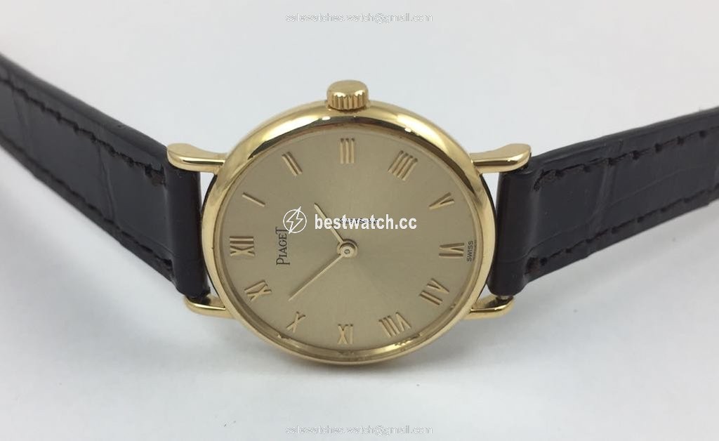 Piaget Womens watch Quartz Yellow gold 8005 Replica 2