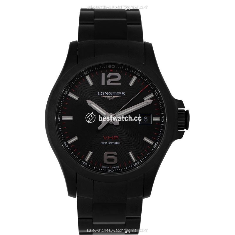 Longines Conquest Mens watch Unisex Quartz Steel L37262566 Replica 2