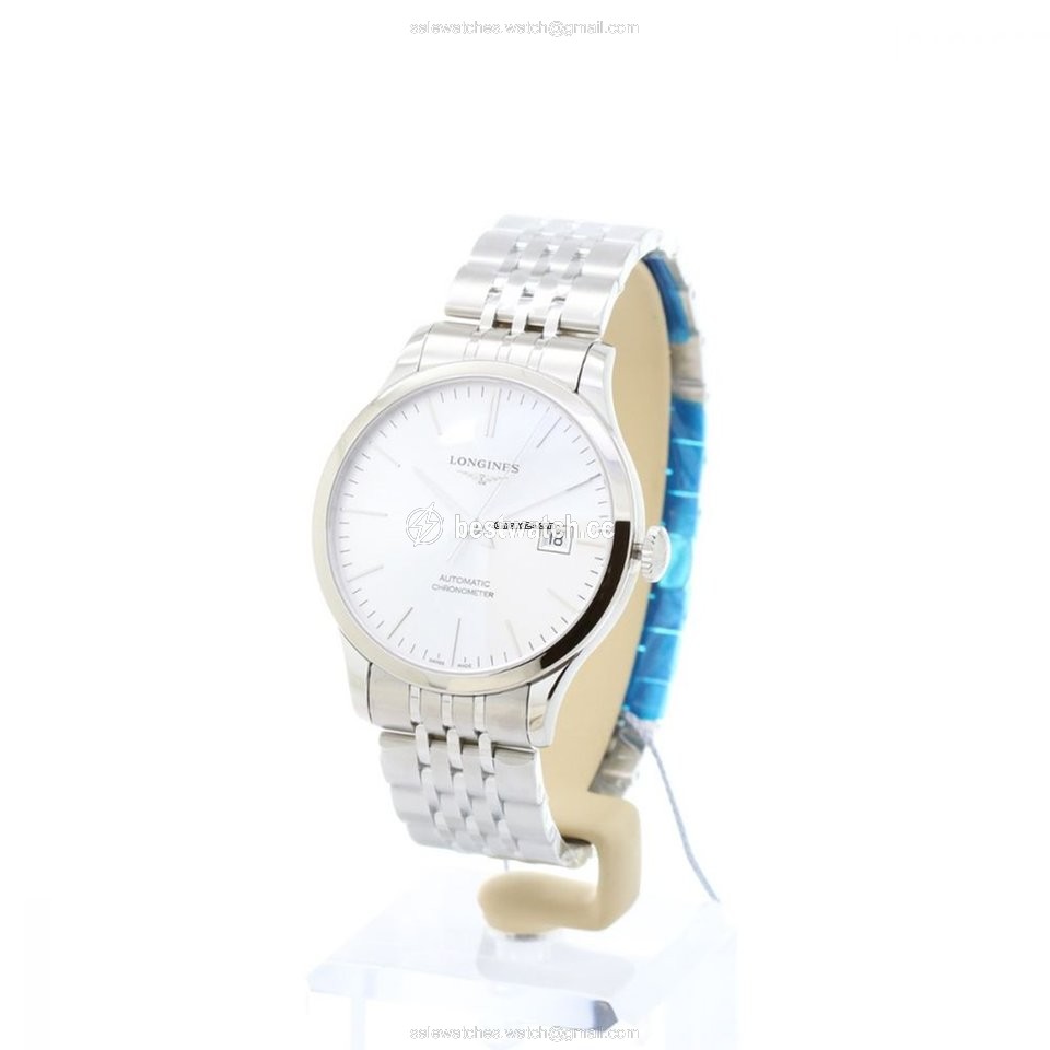 Longines Record Mens watch Unisex Automatic Steel L2.821.4.72.6 Replica 2