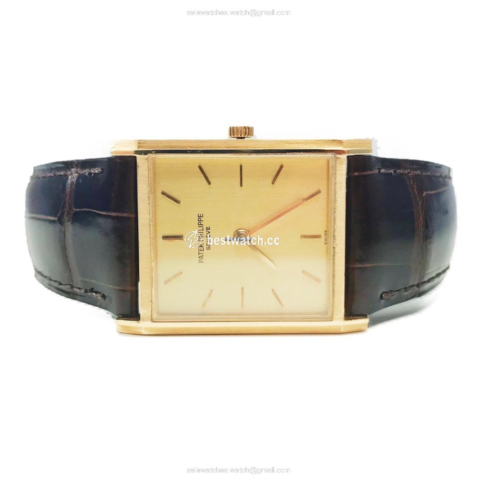 IMG_9085 Patek Philippe Gondolo Mens watch Unisex Manual winding Yellow gold 3519 Replica 2