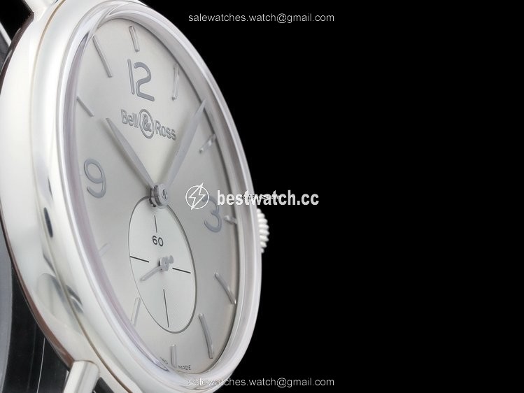 IMG_9085 Bell & Ross Vintage Mens watch Unisex Manual winding Silver BRWW1-ME-AG-SI-SCR Replica 2