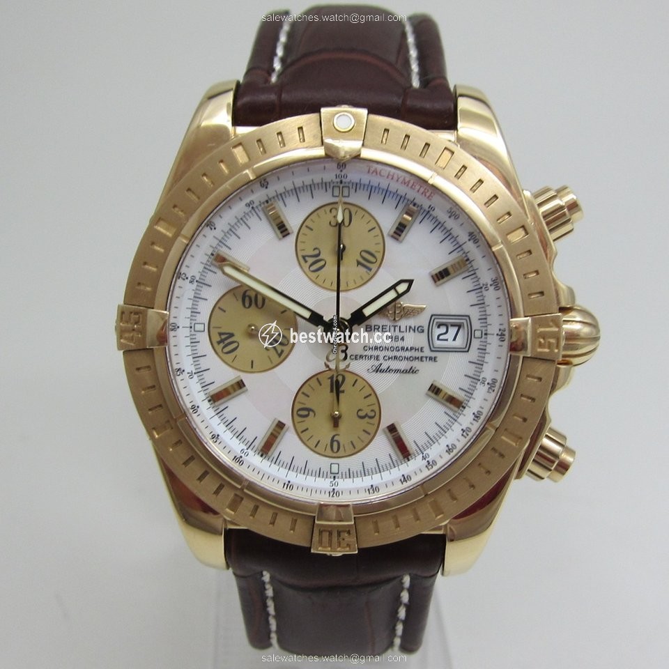 Breitling Chronomat Evolution Mens watch Unisex Automatic Yellow gold K13356 Replica 2