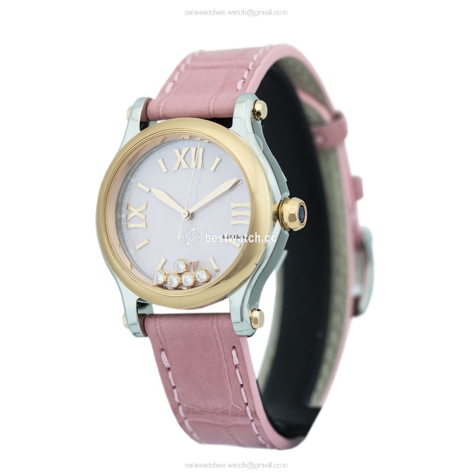 Chopard Happy Sport Womens watch Automatic Gold Steel 278573-6011 Replica 2