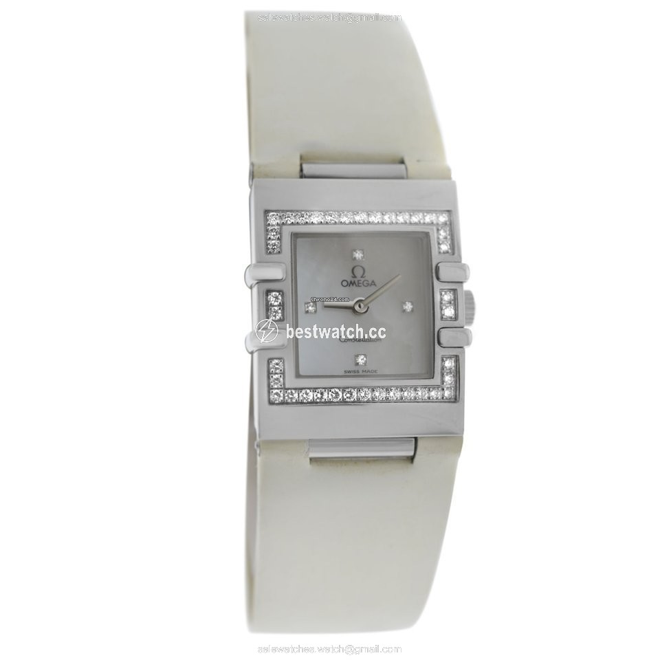 Omega Constellation Ladies Womens watch Quartz Steel 1835.76.56 Replica 2