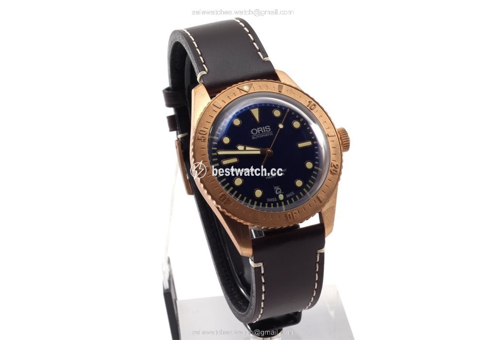 IMG_9085 Oris Carl Brashear Mens watch Unisex Automatic Bronze 01 733 7720 3185 Replica 2