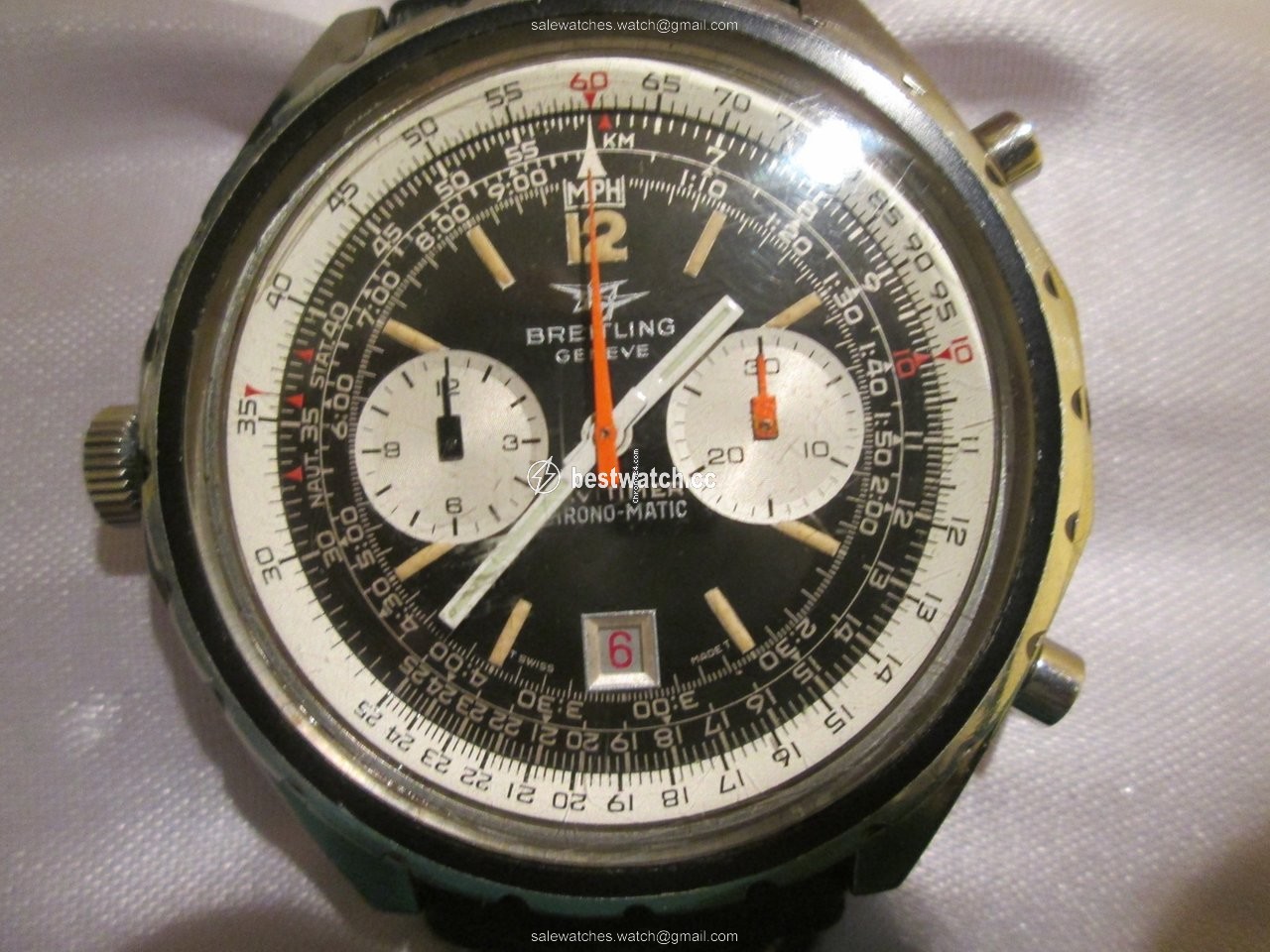 IMG_9086 Breitling Chrono-Matic Mens watch Unisex Automatic Steel Ref 1806 3