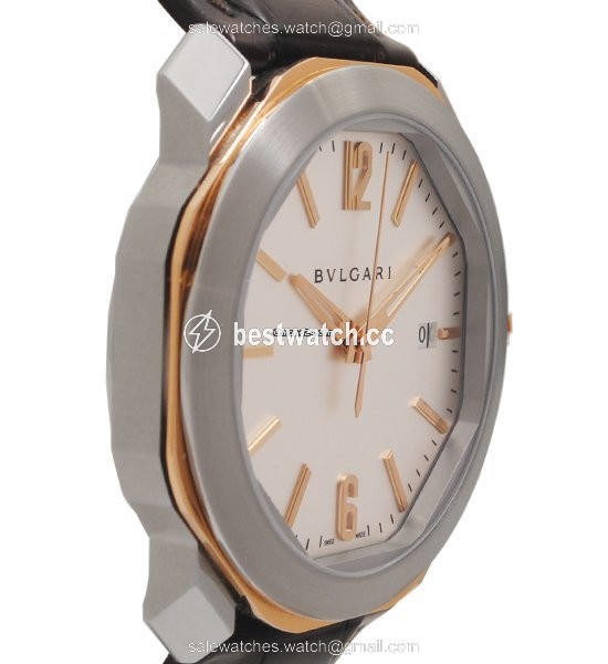 IMG_9086 Bulgari Octo Mens watch Unisex Automatic Gold Steel OC41C6SPGLD 3