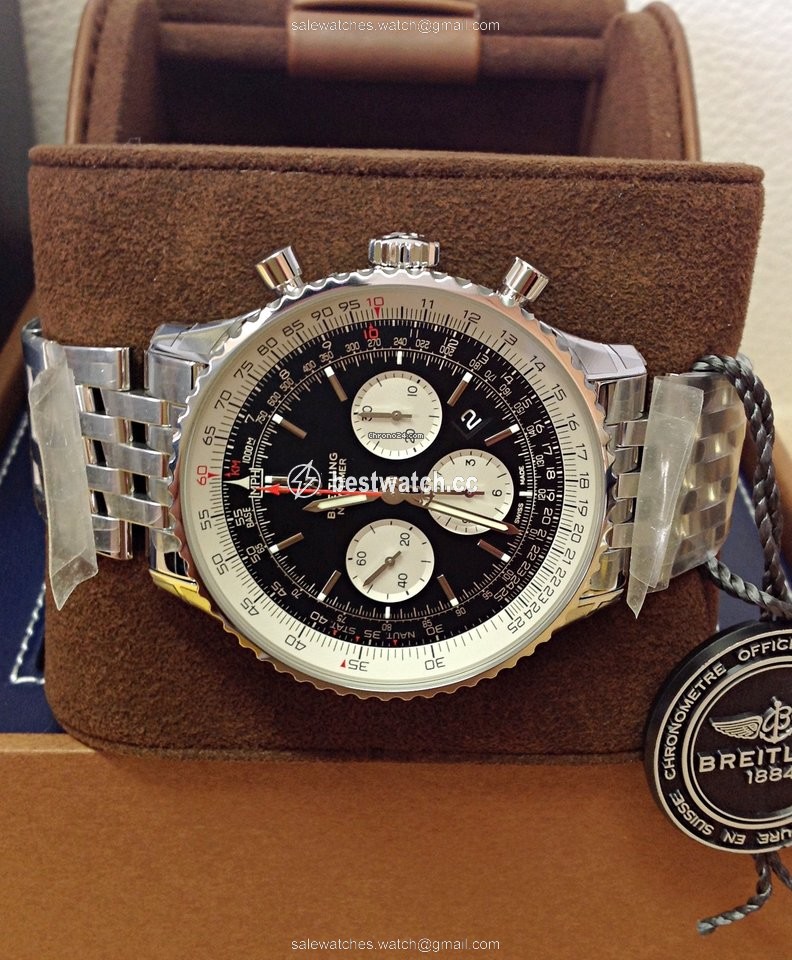 IMG_9086 Breitling Navitimer 01 (46 MM) Mens watch Unisex Automatic Steel AB012721 3