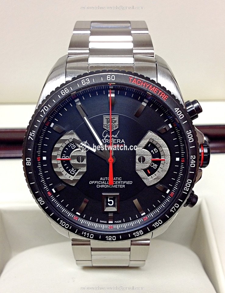 IMG_9086 TAG Heuer Grand Carrera Mens watch Unisex Automatic Steel CAV511C 3