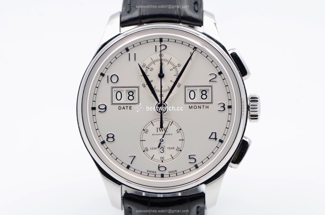 IMG_9086 IWC Portuguese Perpetual Calendar Digital Date-Month Mens watch Unisex Automatic Platinum IW397201 3