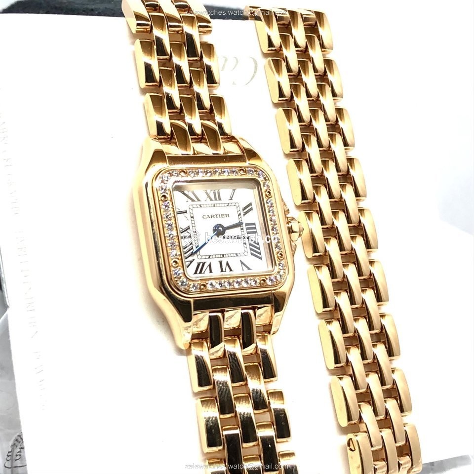 IMG_9086 Cartier Panthere Womens watch Quartz Rose gold WJPN0014 3
