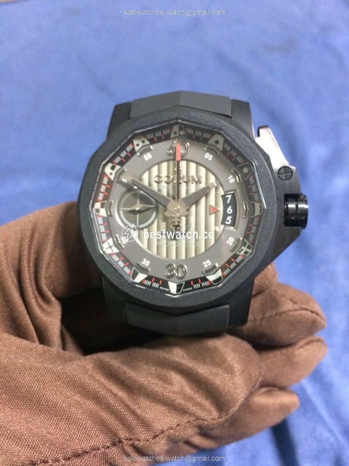 IMG_9086 Corum Admirals Cup Seafender Centro Mens watch Unisex Automatic Titanium 961.101.94 F371 AN12 3