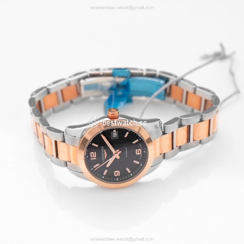 IMG_9086 Longines Conquest Classic Womens watch Automatic Steel L22855567 3