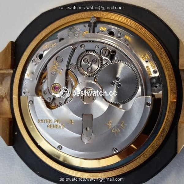 Patek Philippe Nautilus Mens watch Unisex Automatic Yellow gold 3700 3 Nautilus Blue original Steinbesatz 3