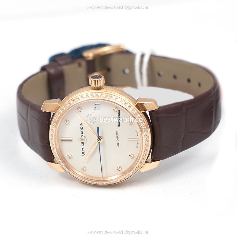 IMG_9086 Ulysse Nardin Classico Womens watch Automatic Rose gold 8106-116B-2 990 3