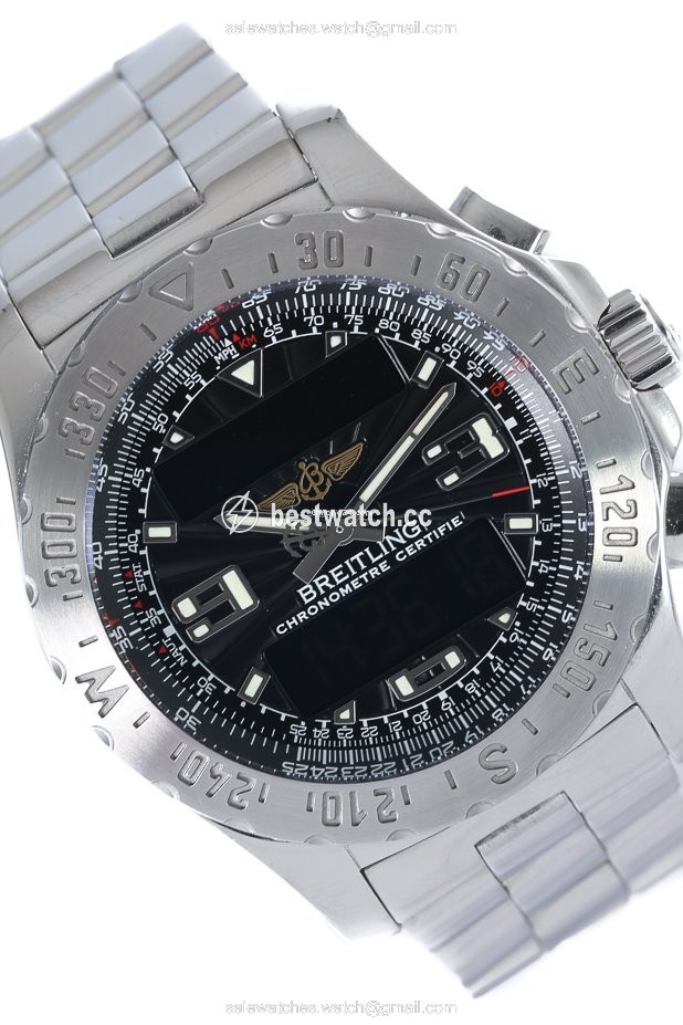 IMG_9086 Breitling Airwolf Mens watch Unisex Quartz Steel A78363 3