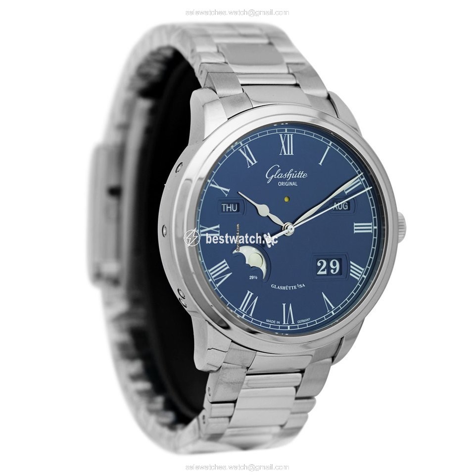 IMG_9086 Glashutte Original Senator Perpetual Calendar Mens watch Unisex Automatic Steel 100-02-07-12-70 3