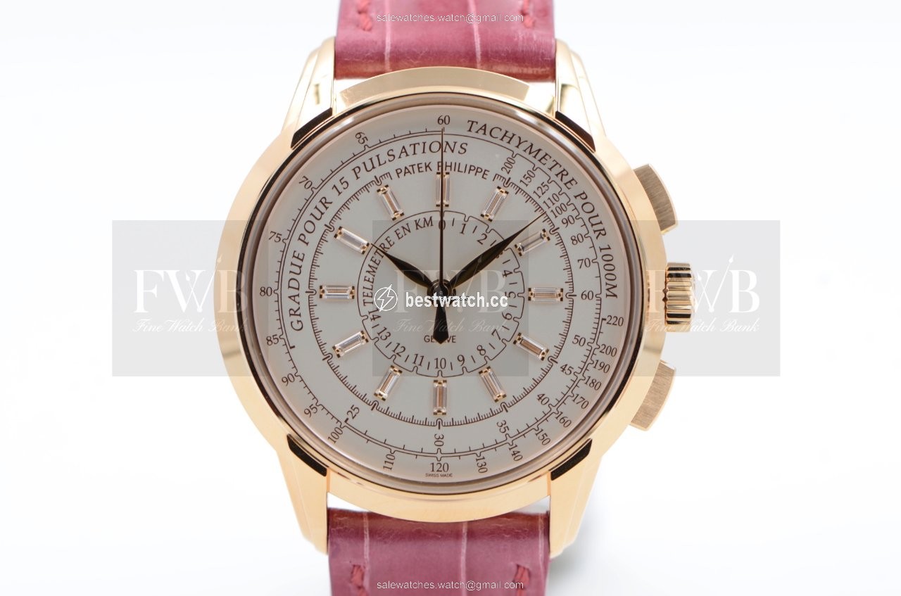 IMG_9086 Patek Philippe Chronograph Womens watch Automatic Rose gold 4675R-001 3