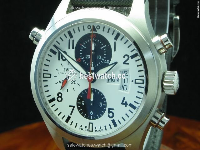 IMG_9086 IWC Pilot Double Chronograph Automatic Steel 371803 3