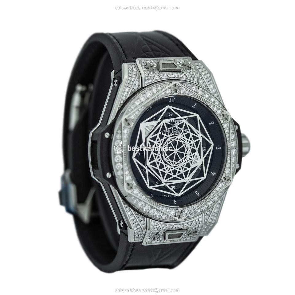 IMG_9086 Hublot Big Bang Sang Bleu Mens watch Unisex Automatic Steel 465.SS.1117.VR.1704.MXM18 3