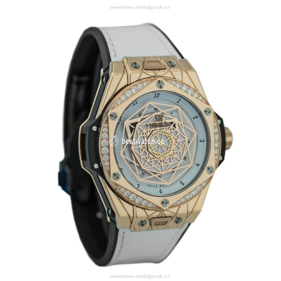 IMG_9086 Hublot Big Bang Sang Bleu Mens watch Unisex Automatic Rose gold 465.OS.2028.VR.1204.MXM19 3