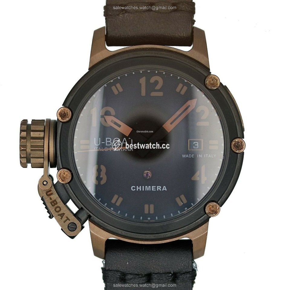 IMG_9086 U-Boat Chimera Mens watch Unisex Automatic Bronze 7237 3