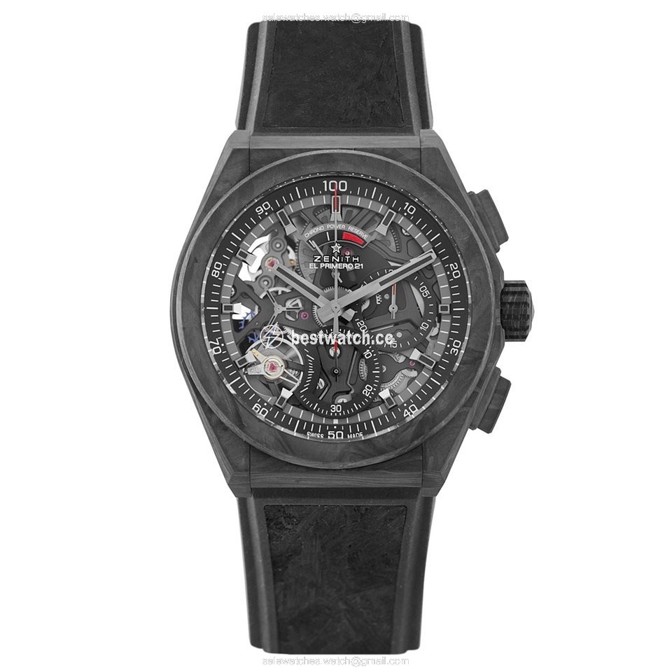IMG_9086 Zenith Defy El Primero Mens watch Unisex Automatic Carbon 10.9000.9004 96.R782 3
