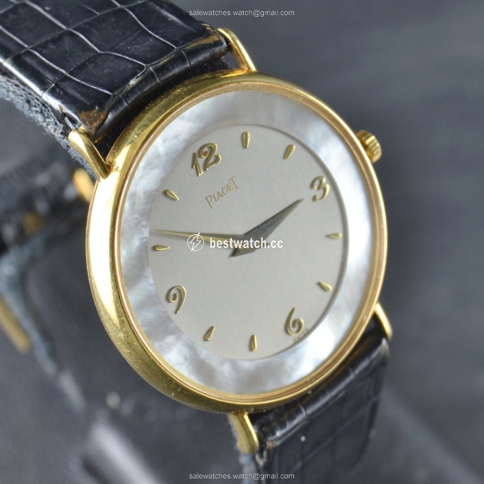 IMG_9086 Piaget Mens watch Unisex Quartz Yellow gold 8062 3