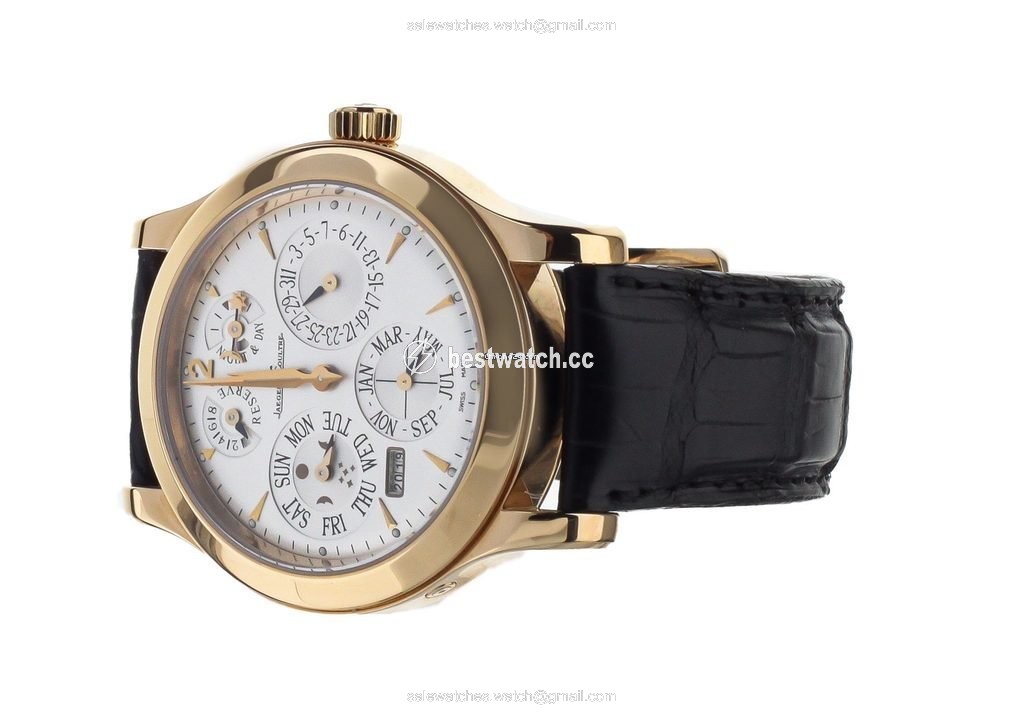 IMG_9086 Jaeger-LeCoultre Master Eight Days Perpetual Mens watch Unisex Automatic Rose gold 146.2.26.S 3