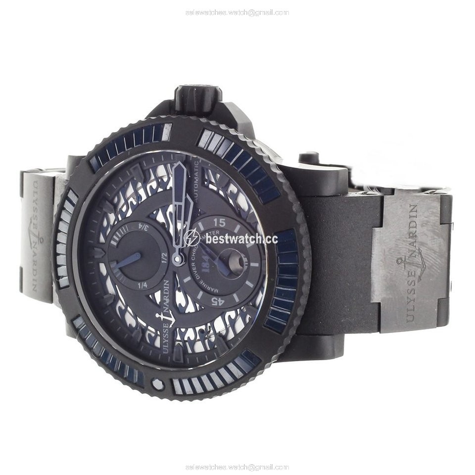 IMG_9086 Ulysse Nardin Diver Black Sea Mens watch Unisex Automatic Steel 263-92B3-3C 923 3
