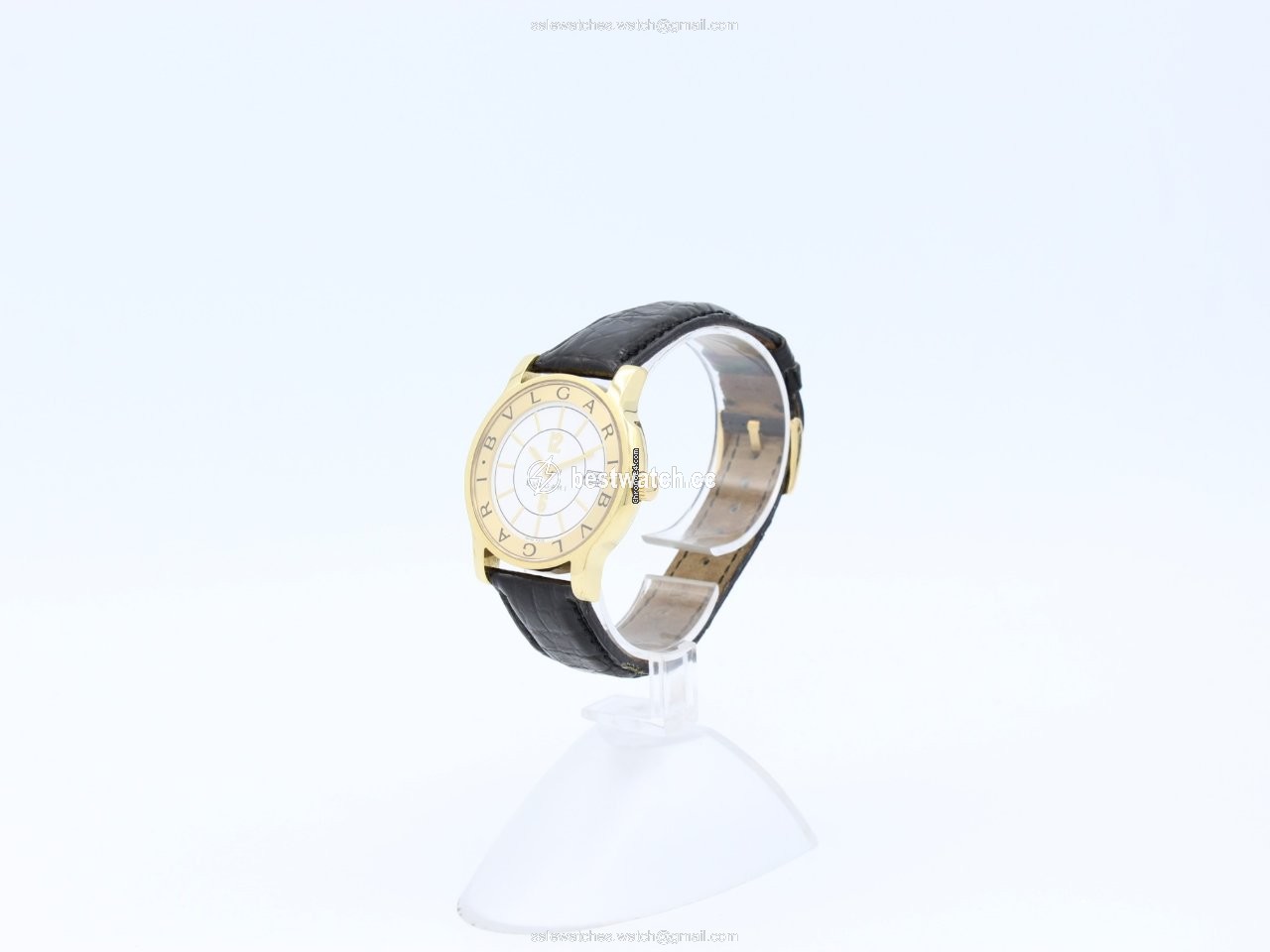 Bulgari Solotempo Mens watch Unisex Automatic Yellow gold ST 35 G 3