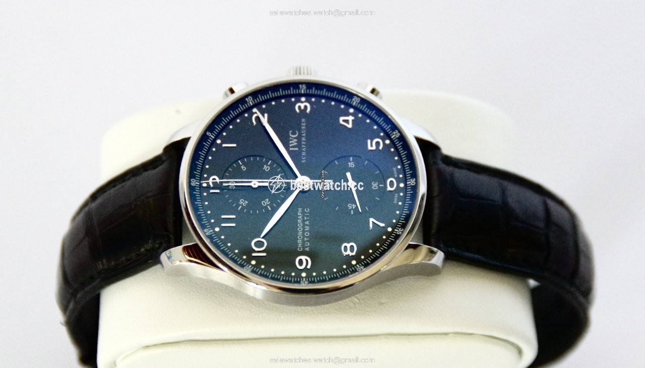 IMG_9086 IWC Portuguese Chronograph Mens watch Unisex Automatic Steel IW371438 3