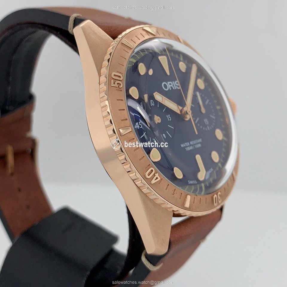 Oris Carl Brashear Mens watch Unisex Automatic Bronze 01 771 7744 3185-Set LS 3