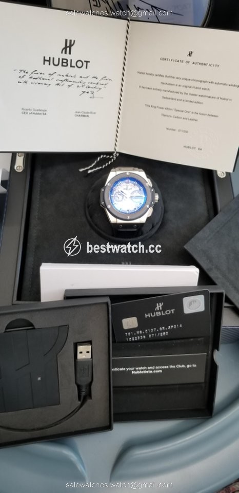 Hublot King Power Mens watch Unisex Automatic Titanium 701.NQ.0137.GR.SPO14 3
