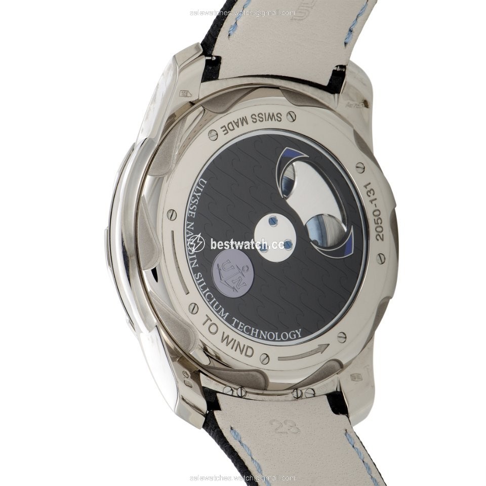 IMG_9086 Ulysse Nardin Mens watch Unisex Manual winding White gold 2050-131 3