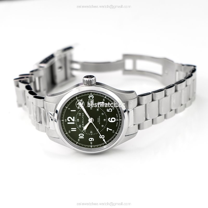 IMG_9086 Hamilton Khaki Field Mens watch Unisex Automatic Steel H70595163 3