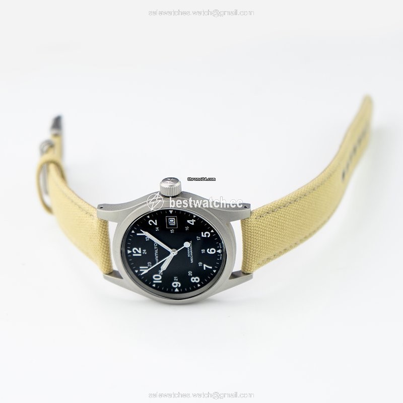 IMG_9086 Hamilton Khaki Field Mens watch Unisex Manual winding Steel H69439933 3