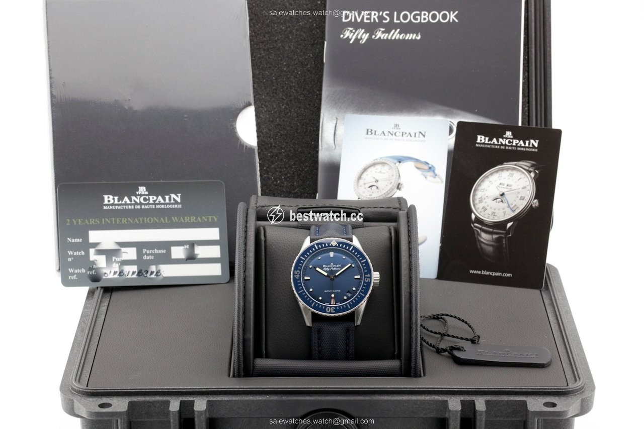 IMG_9086 Blancpain Fifty Fathoms Bathyscaphe Mens watch Unisex Automatic Steel 5100-1140-O52A 3