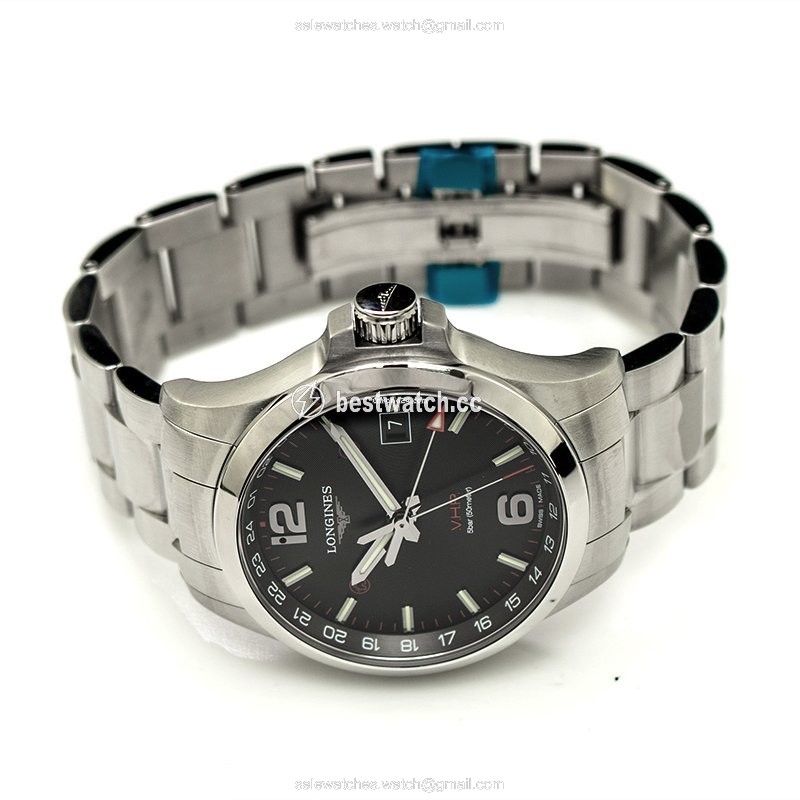 Longines Mens watch Unisex Quartz Steel L37284566 3