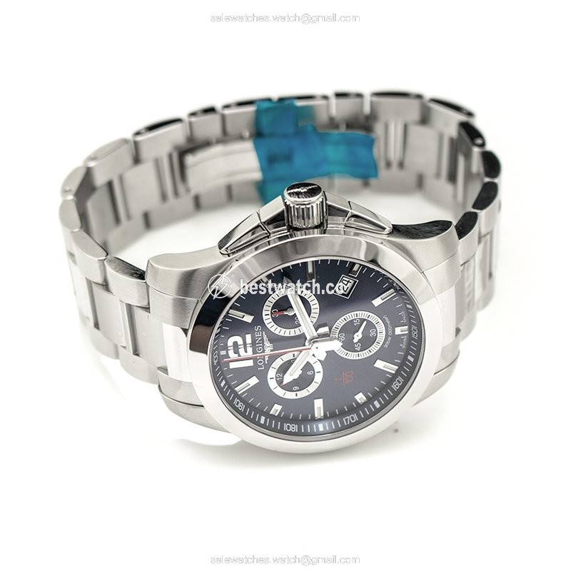 Longines Conquest Mens watch Unisex Quartz Steel L38004966 3