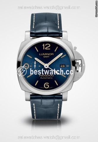 IMG_9086 Panerai Luminor 1950 3 Days GMT Automatic Mens watch Unisex Automatic Steel PAM 01033 3