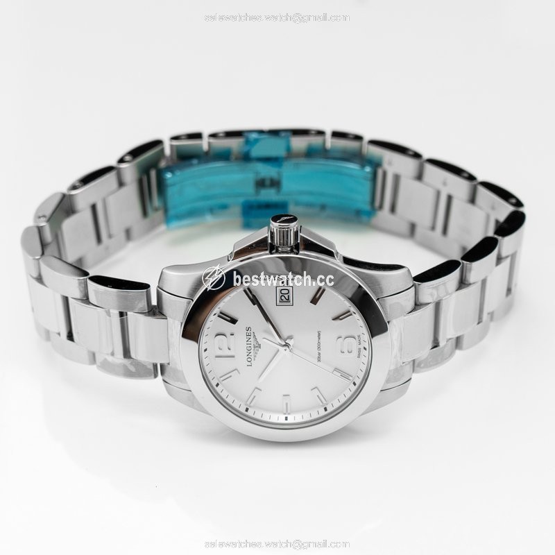 IMG_9086 Longines Conquest Womens watch Quartz Steel L33774766 3