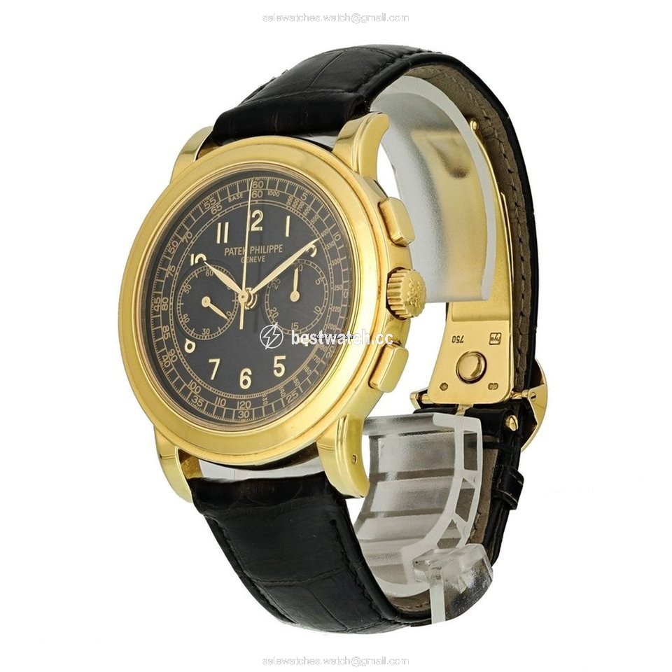 IMG_9086 Patek Philippe Chronograph Mens watch Unisex Manual winding Yellow gold 5070J-001 3