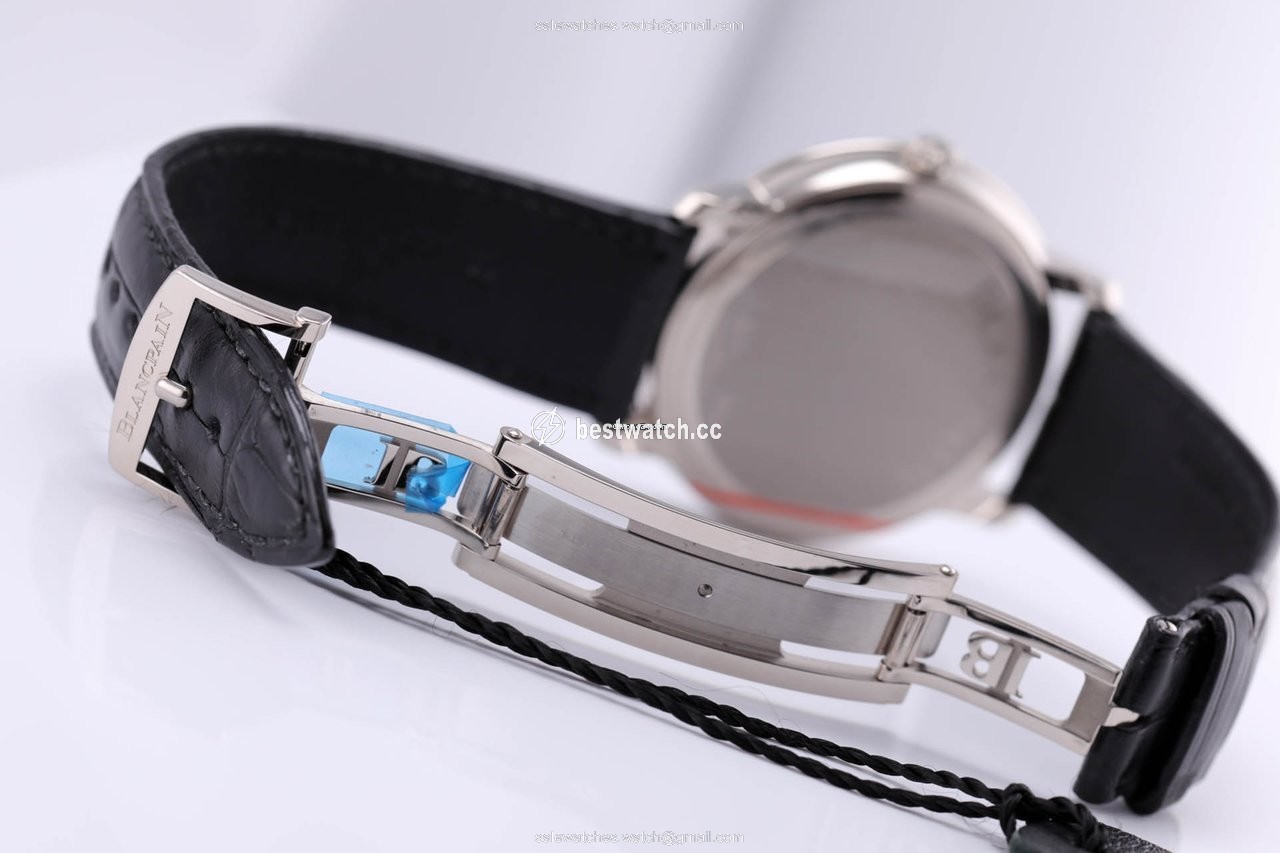 IMG_9086 Blancpain Villeret Mens watch Unisex Manual winding White gold 6616-1527-55B 3