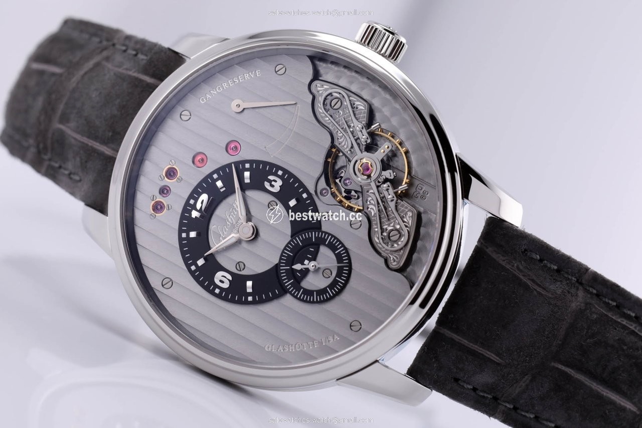 IMG_9086 Glashutte Original PanoInverse Mens watch Unisex Manual winding Steel 1-66-06-04-22-05 3