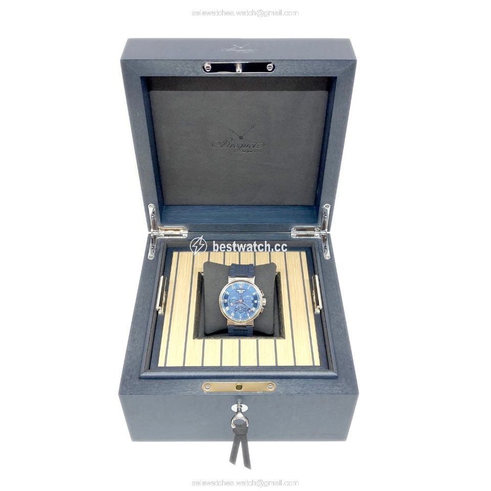 IMG_9086 Breguet Marine Mens watch Unisex Automatic White gold 5527BB Y2 5WV 3