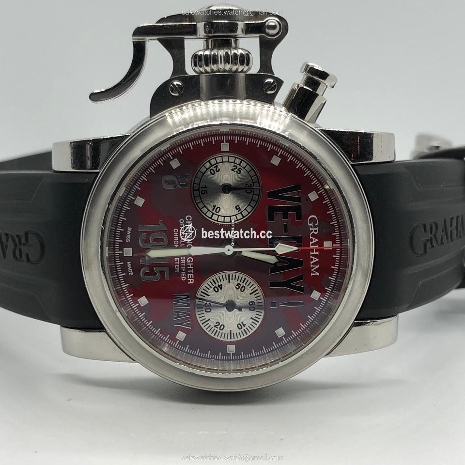 Graham Chronofighter Mens watch Unisex Automatic Steel 2CFBS.S01A.L30B 3