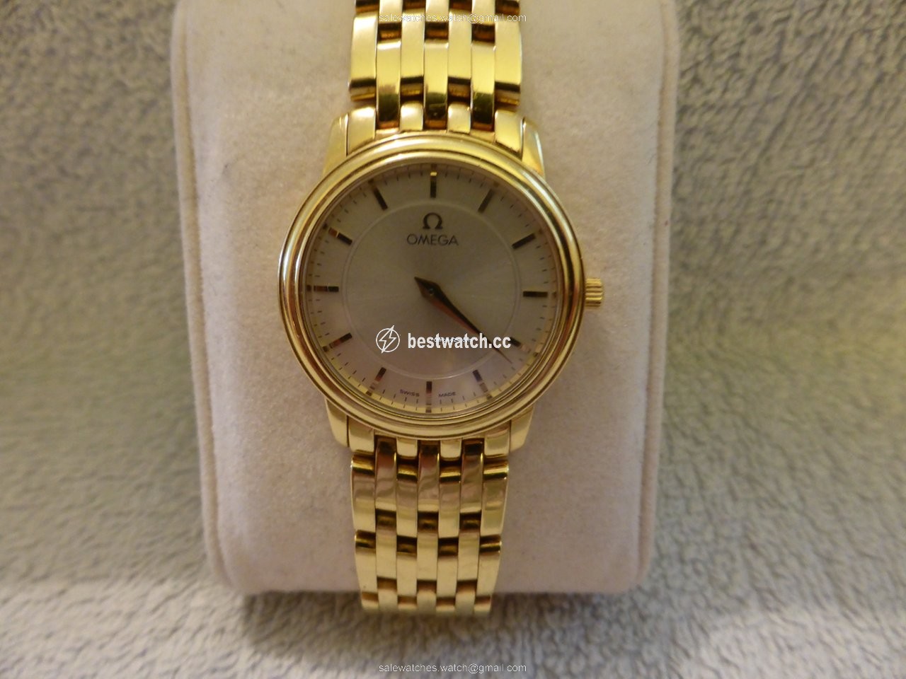 IMG_9086 Omega De Ville Prestige Womens watch Quartz Yellow gold 6503 833 3