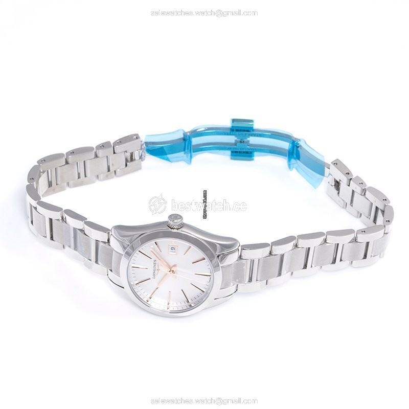 IMG_9086 Longines Conquest Classic Womens watch Quartz Steel L22864726 3